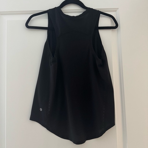 Lululemon Black Mesh Tank Top - Size 4 - Picture 2 of 3